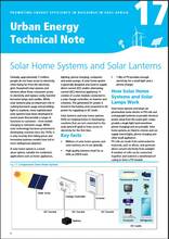 Urban Energy Technical Note 17: Solar Home Systems and Solar Lanterns -cover