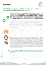 Issue Brief: COVID-19 through the Lens of Urban Rural Linkages-Guiding Principles and Framework for Action (URL-GP) - cover